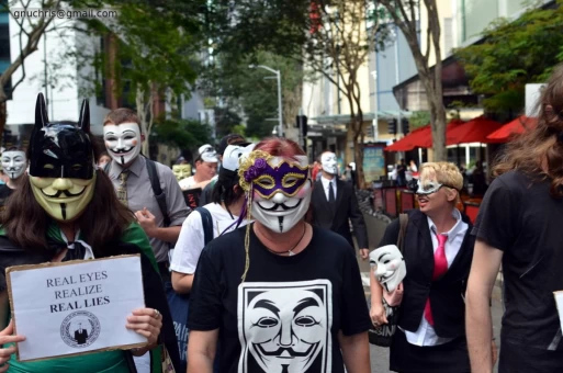 Million Mask March Brisbane