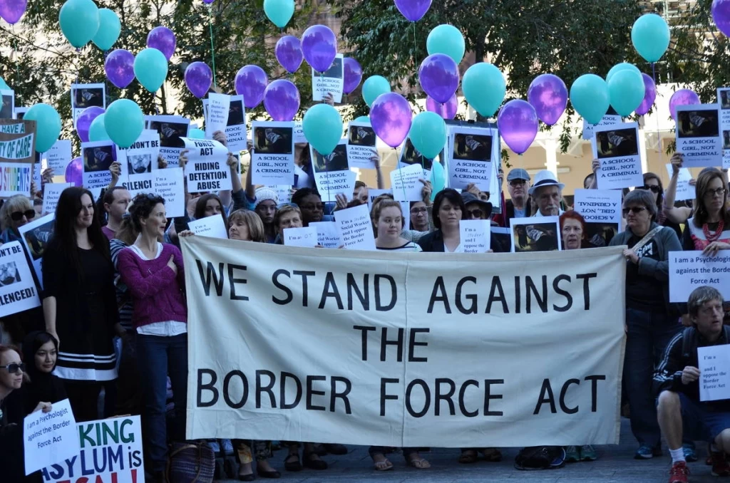 Rally Against Border Force Act